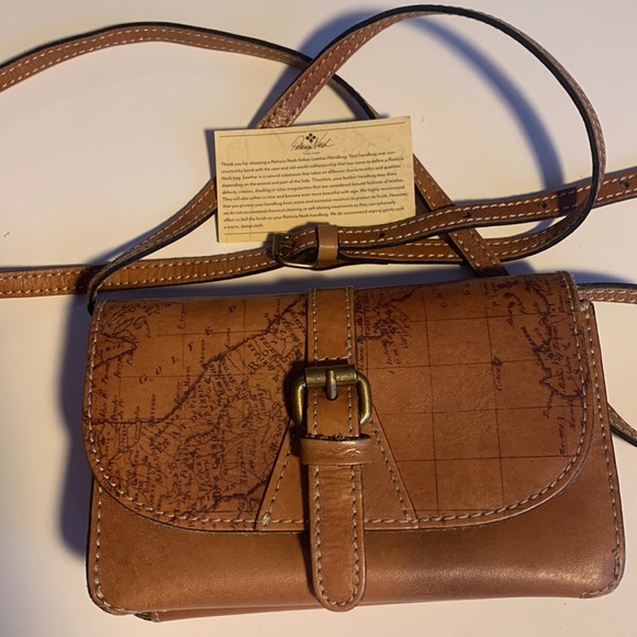 Patricia Nash Torri Crossbody- Signature Map- NWOT - Picture 6 of 6